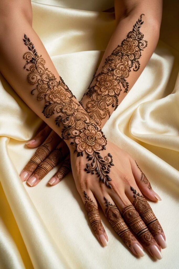 Trendy Mehndi design For Arm
