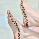 Trendy Mehndi designs For Ankle