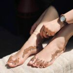 Trendy Mehndi Design For Ankle