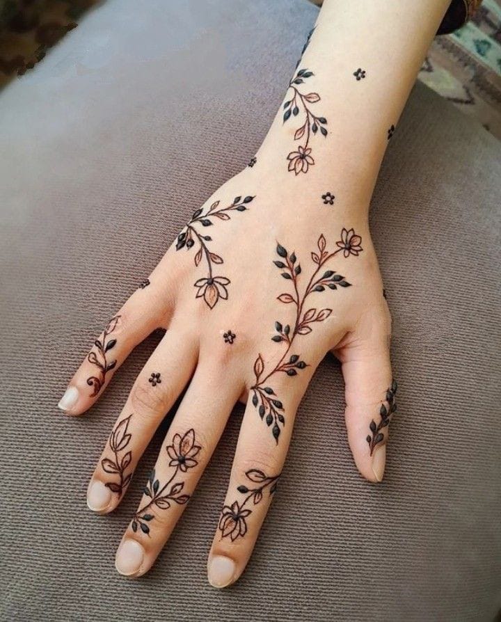 eco friendly mehndi design