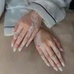 white mehndi for eid