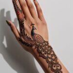 peacock mehndi