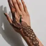 peacock mehndi