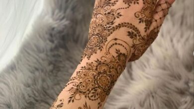 Trendy Mehndi design for Arm