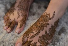 Trendy Mehndi Design For Feet