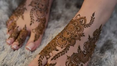 Trendy Mehndi Design For Feet