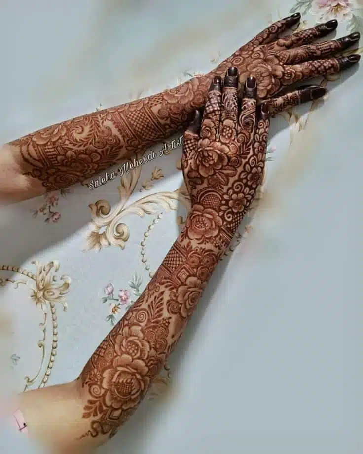 Bride henna designs